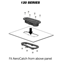 Aerocatch Flush Fit Bonnet Pins